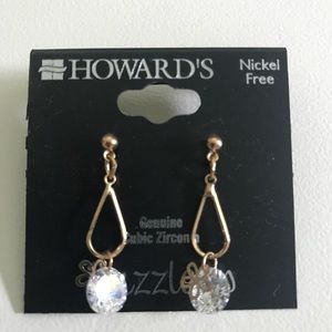 Howard’s cubic zirconia earrings